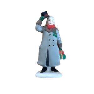 Department 56 Heritage Village Dickens Christmas Carol Man Figurine Hat
